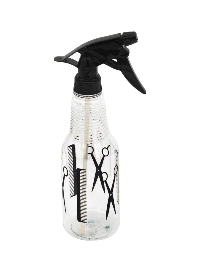 Spray Bottle Clear/Black 25x7x7centimeter
