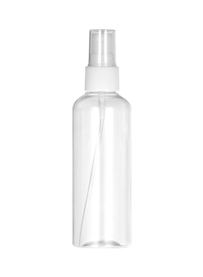 Mini Travel Empty Spray Bottle Clear/White 100ml
