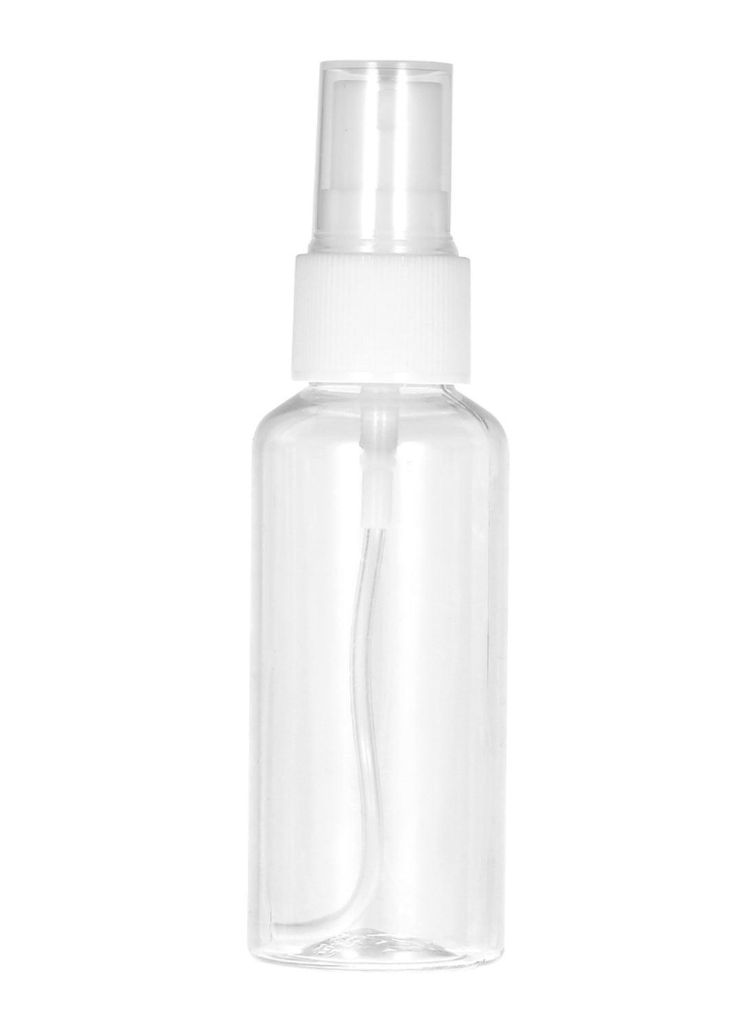 Mini Travel Empty Spray Bottle Clear/White 50ml