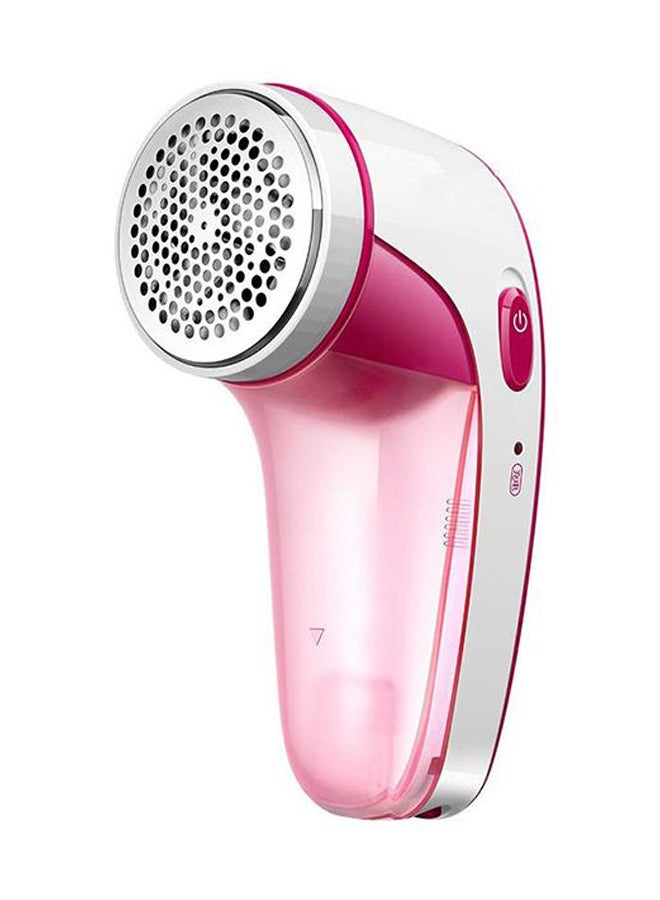 Electric Rechargeable Lint Remover Pink/White/Silver