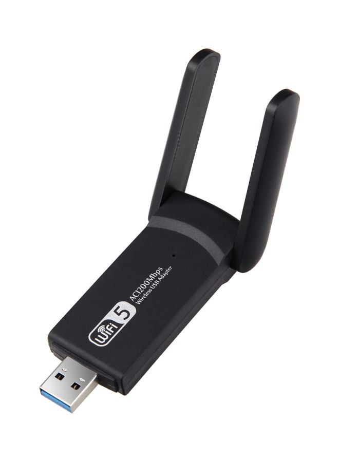 Dual Band Wireless USB Adapter Black