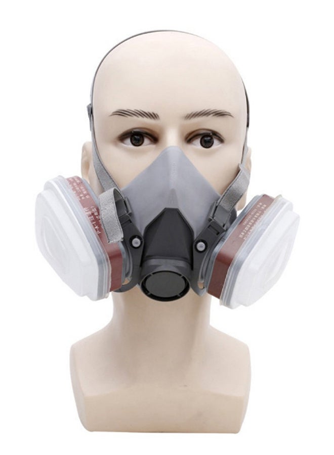 Half Face Painting Spraying Respirator Gas Mask Multicolour