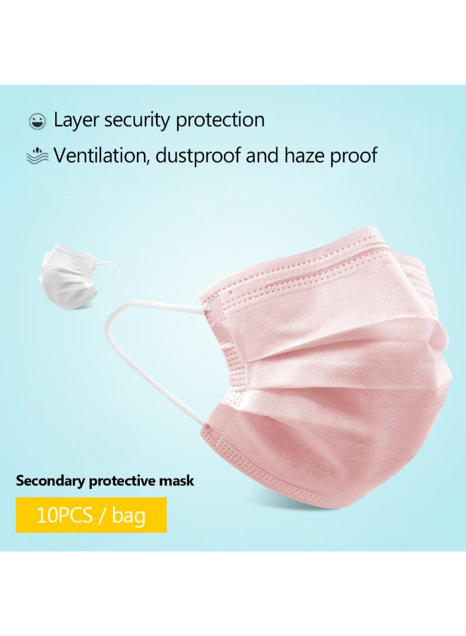 50-Piece 3-Layer Disposable Soft Breathable Safety Mask