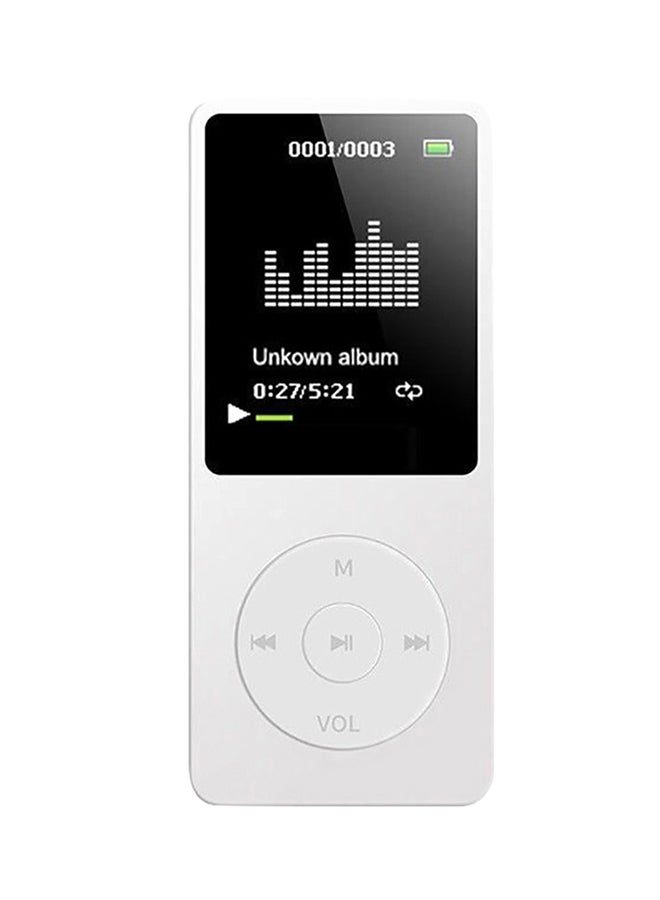 Portable MP3 Music Player With Headset H31410-W_JX White
