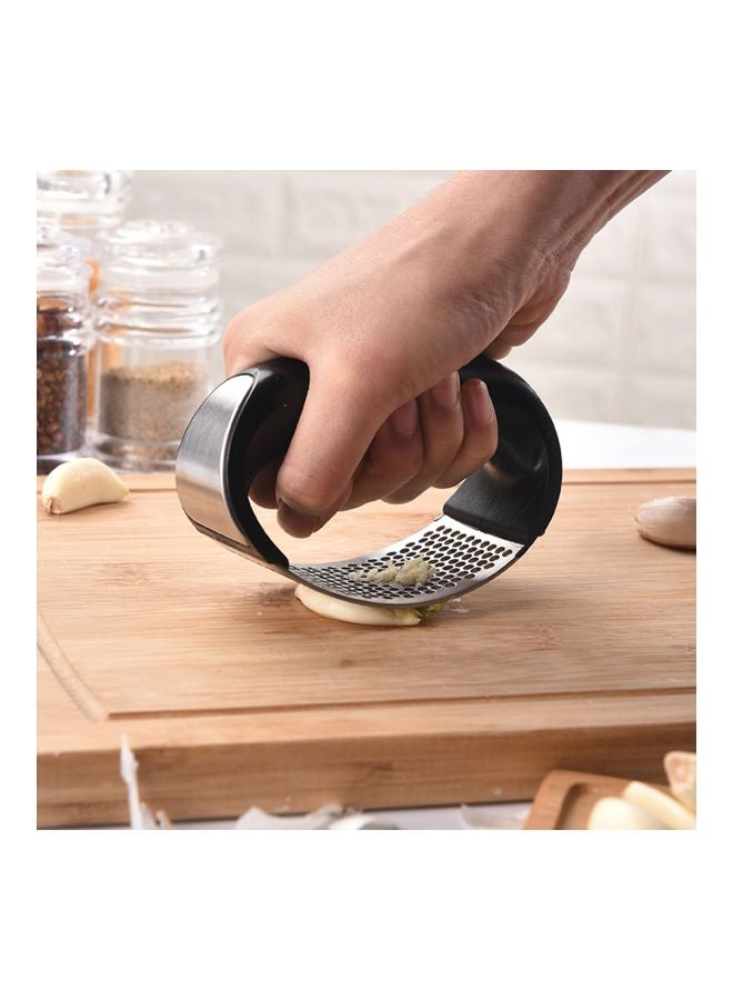 Garlic Rocker Press Silver/Black 11.5x7.5x6.0centimeter