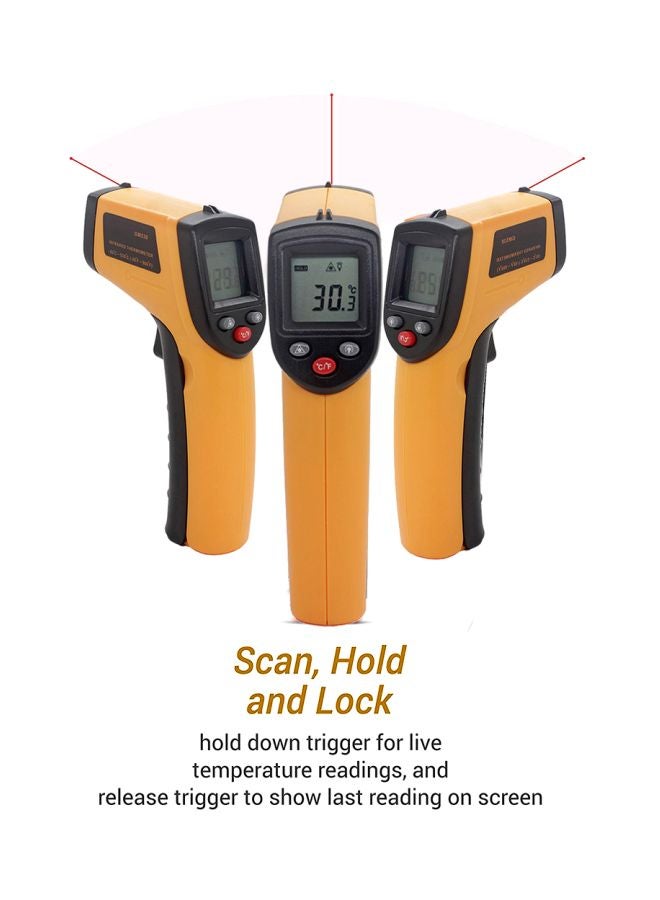 Infrared Industry Thermometer Yellow/Black