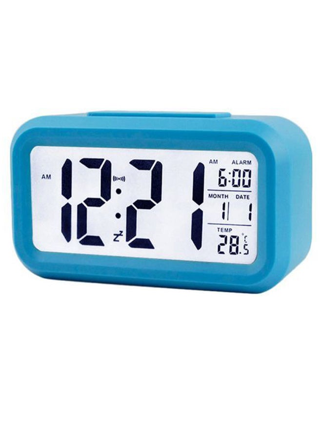 Digital Alarm Clock Blue 14.50X5.50X8.80cm