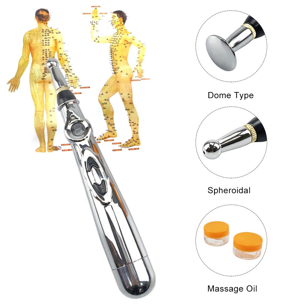DF-618 3-In-1 Electronic Acupuncture Pen Pain Relief Massager