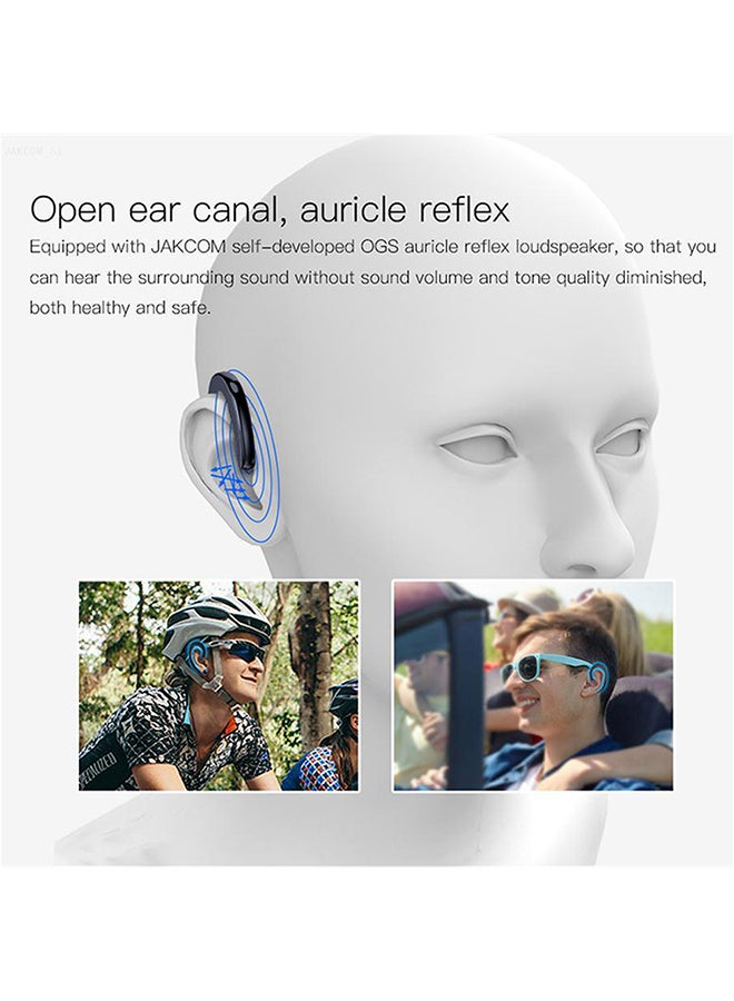 Bone Conduction Headphones With Charging Case Black