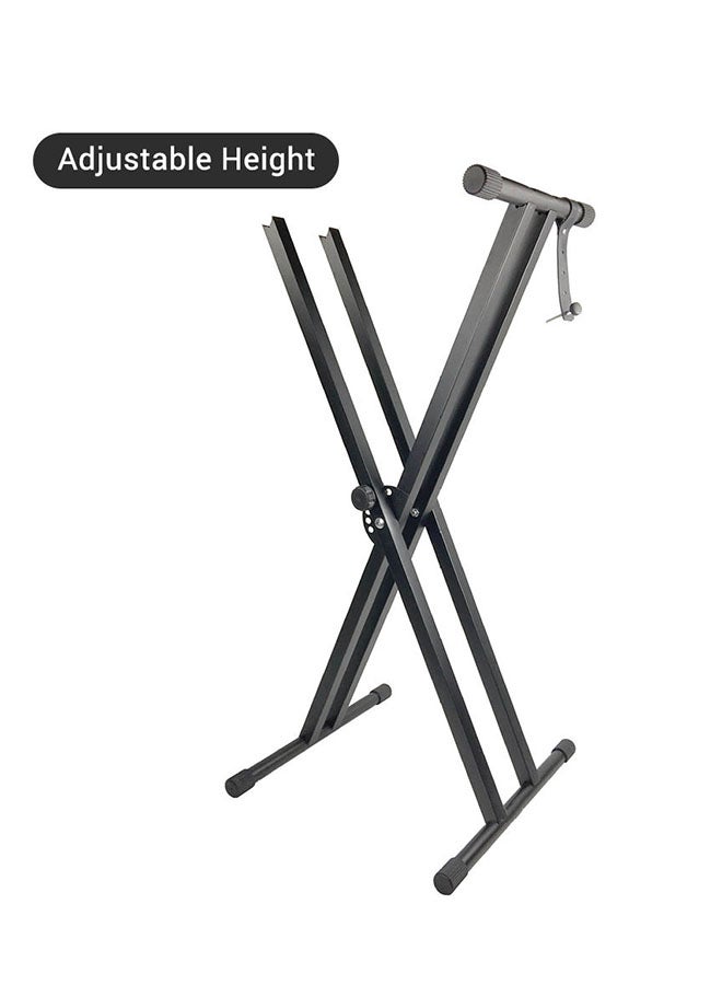 X-Style Piano Keyboard Adjustable and Portable Heavy Duty Music Stand