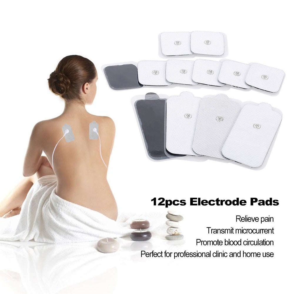 12 Piece Electrode Tens Massage Pad