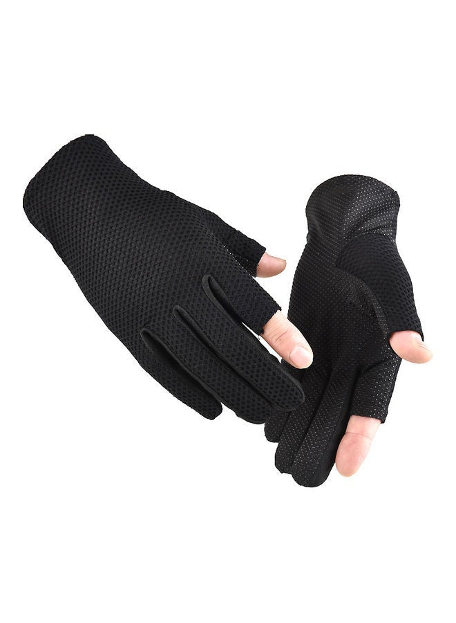 Gloves Breathable Outdoor Sports Breathable Thin Mesh Cloth Driving Riding Thin Anti-uv Protection Gloves 12*12*12cm