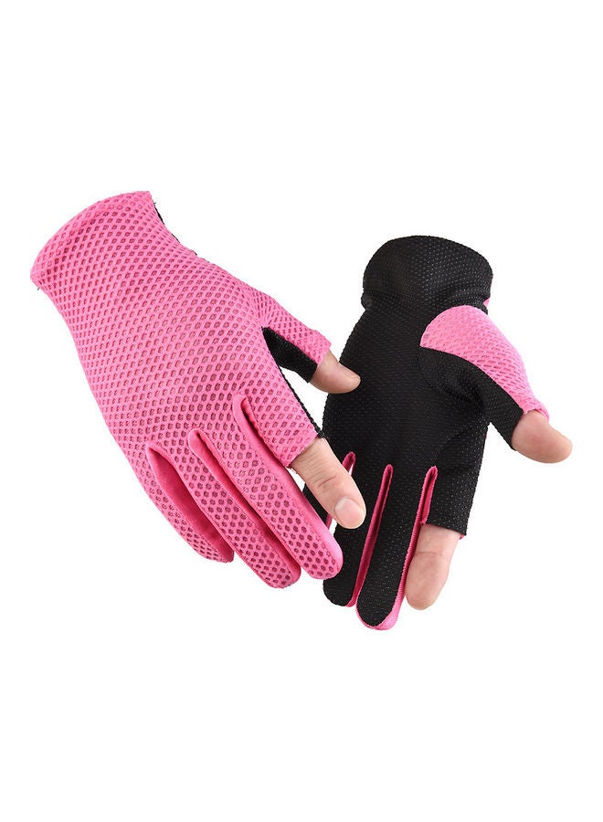 Gloves Breathable Outdoor Sports Breathable Thin Mesh Cloth Driving Riding Thin Anti-uv Protection Gloves 12*12*12cm
