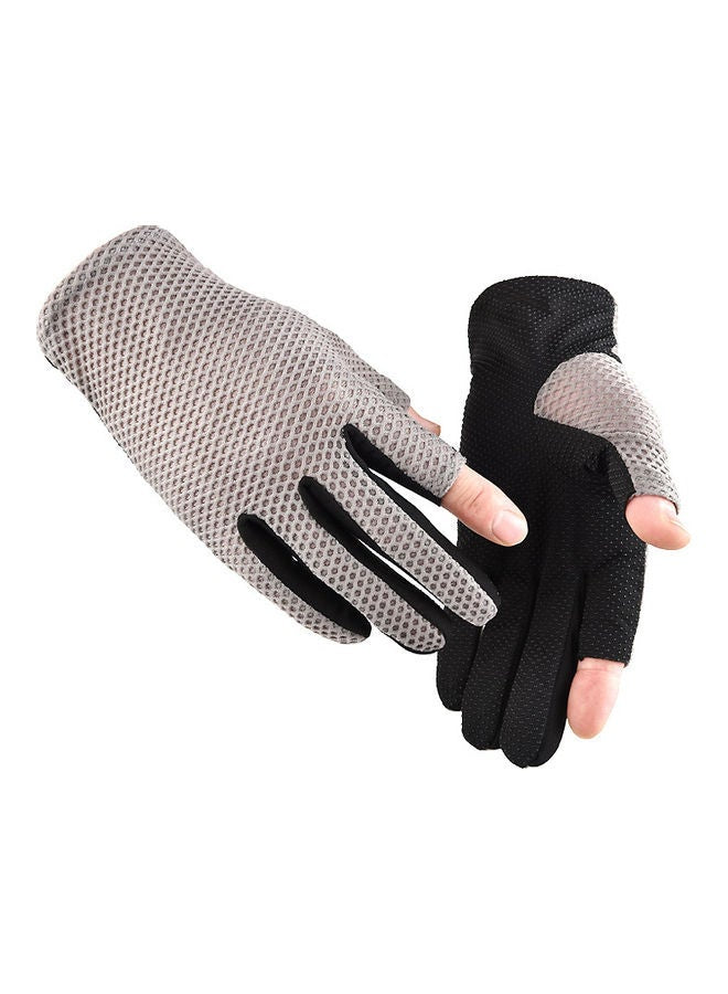 Gloves Breathable Outdoor Sports Breathable Thin Mesh Cloth Driving Riding Thin Anti-uv Protection Gloves 12*12*12cm