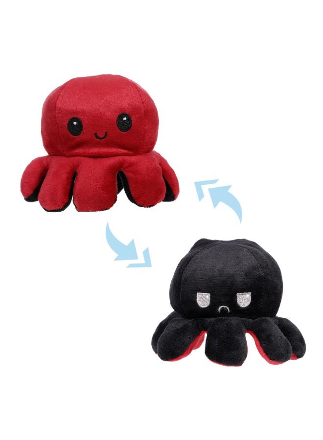 Reversible Octopus Plush Toy Durable Rich Detailed Expressions Premium Quality 13x17cm