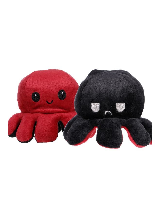 Reversible Octopus Plush Toy Durable Rich Detailed Expressions Premium Quality 13x17cm