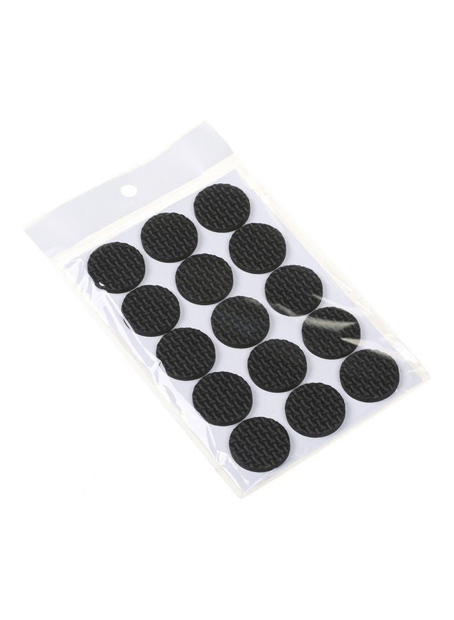 12/30/48PCS Thickening Anti-slip Wear-resistance Self Adhesive Protecting Furniture Leg Feet Felt Pads Mat Pads for Chair Table Desk Wooden Floor Style:Simple round multicolor 16*16*16cm