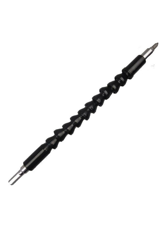 200mm Flexible Shaft Extension Screwdriver Drill Bit Holder Connecting Link Tool Black 20*10*20cm