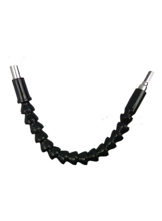 200mm Flexible Shaft Extension Screwdriver Drill Bit Holder Connecting Link Tool Black 20*10*20cm