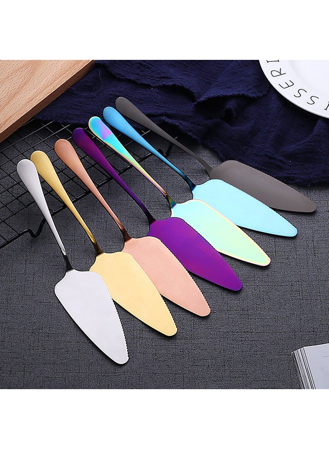 Stainless Steel Cake Server Pizza Cheese Spatula Pastry Butter Divider Knife Golden 20*10*20cm