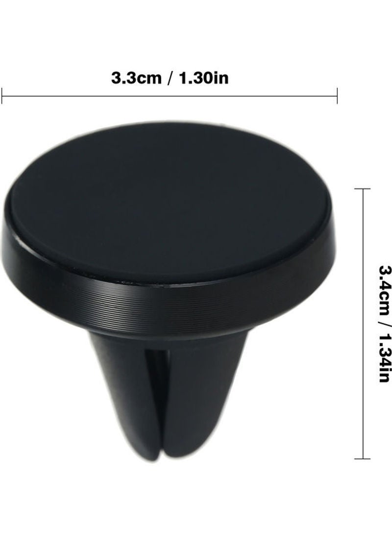 Vent 360 Degrees Rotatable Magnetic Mobile Phone Holder Black