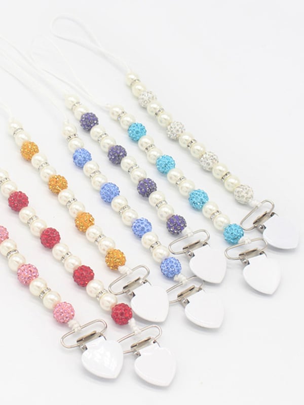 Clip Beaded Pacifier Holder Chain