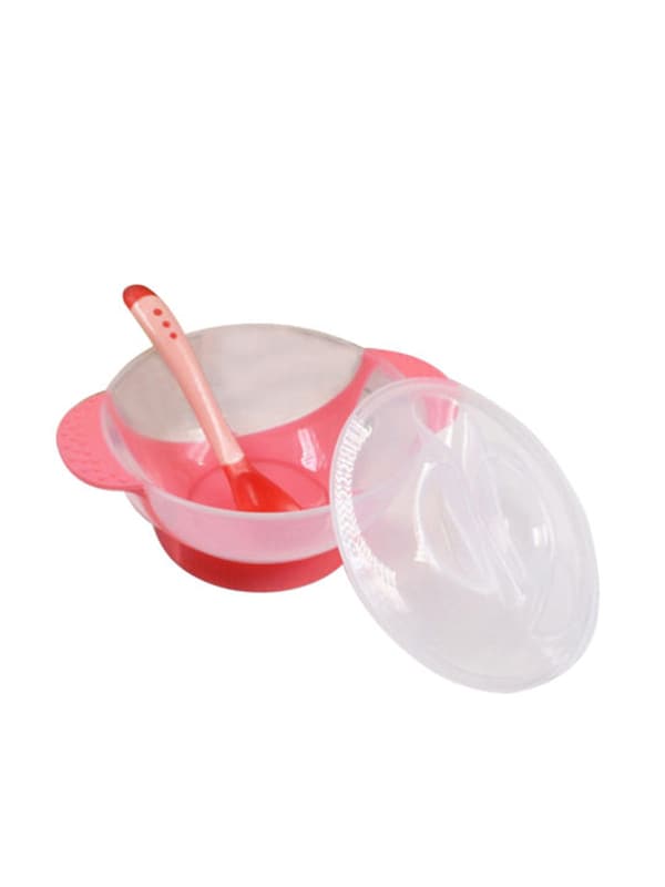 Child Feeding Bowl Lid With Spoon Sets