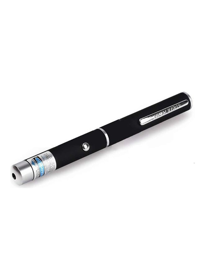 Single-Point Laser Pointer Pen Black/Silver 15x15x15cm