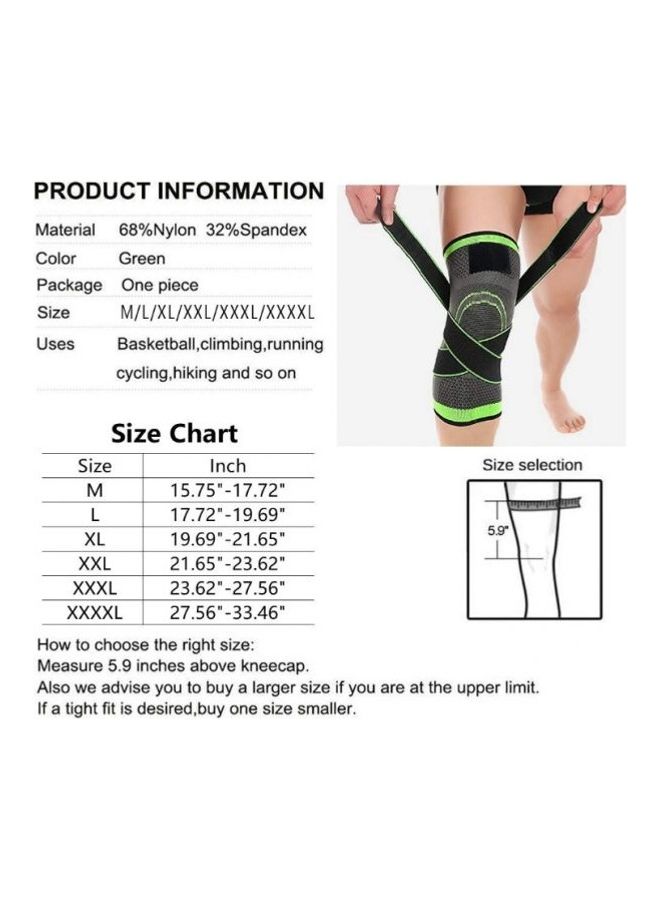 Adjustable Sports Training Elastic Brace Pair Knee Support