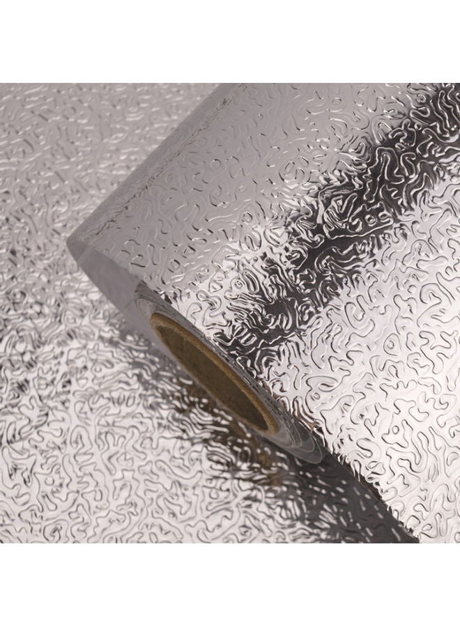 Kitchen Backsplash Wallpaper Sticker Silver 41.00 x 3.00 x 3.00cm