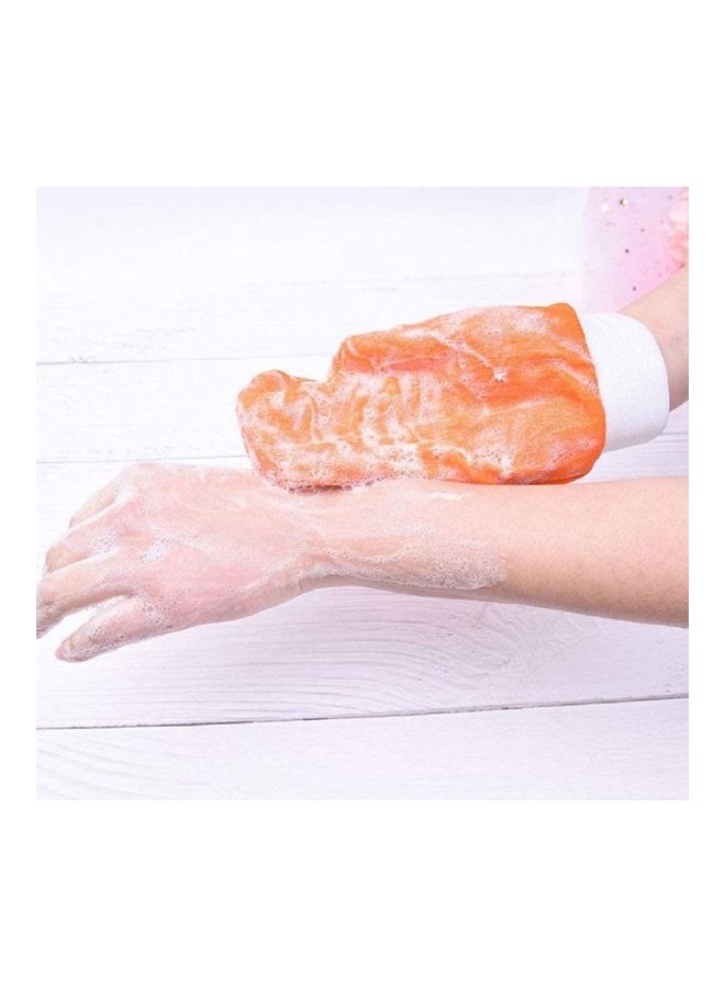 Pack of 4 HAI+ Exfoliating Moroccan Hammam Mitt Kessa Scrub Gloves,Remove Dead Skin Bath Body Scrub Mitt, for All Skin Types and Improve Blood Circulation, Shower, Spa, Dead Skin Cell Remover multicolour 24.3 x 17.2 x 1.9cm