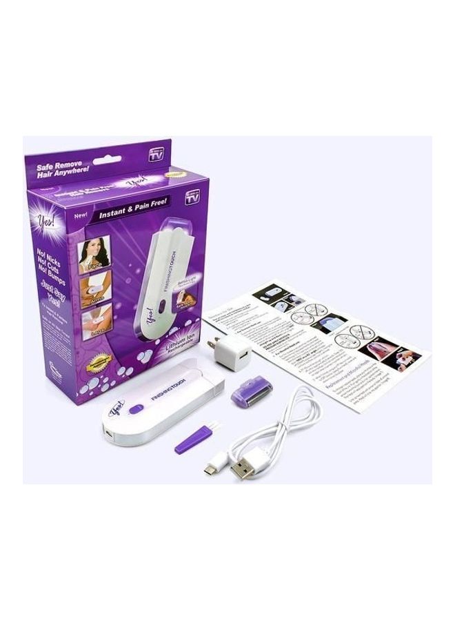 Instant Pain Free Hair Remover White/Silver/Purple