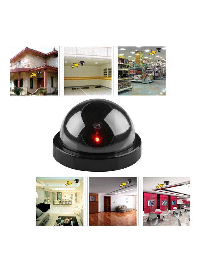 1-Piece Simulation Security Camera with Flashing Red Light