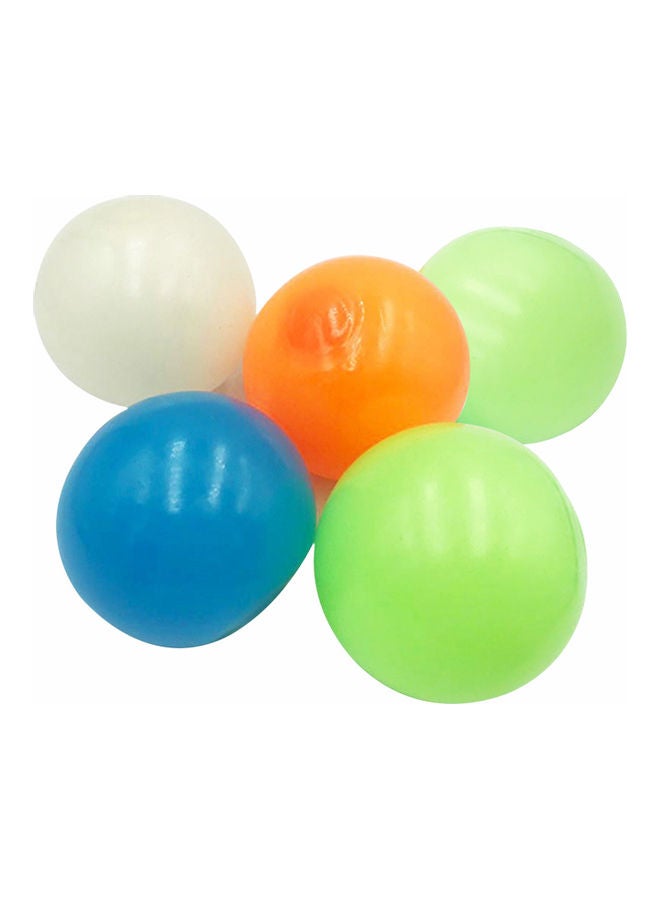 5-Piece Fluorescent Ceiling Sticky Wall Balls Wonderful Stress, Anxiety Reducer For Adults