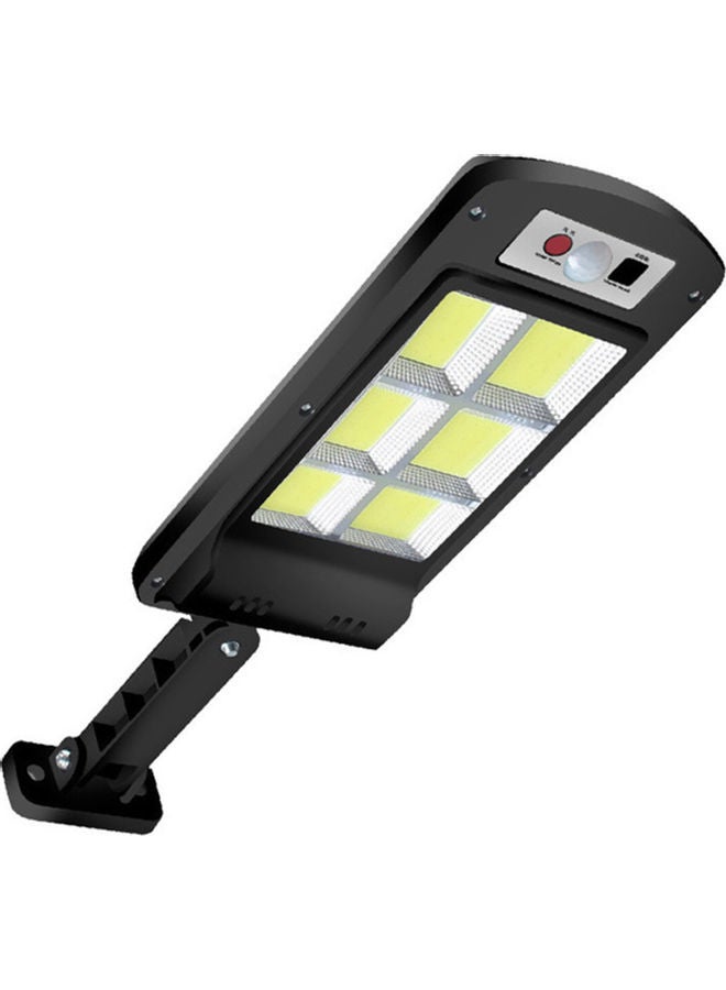 Waterproof Intelligent LED Solar Street Lights With 3 Modes Adjustable Remote Sensing Black/Silver 0.389kg