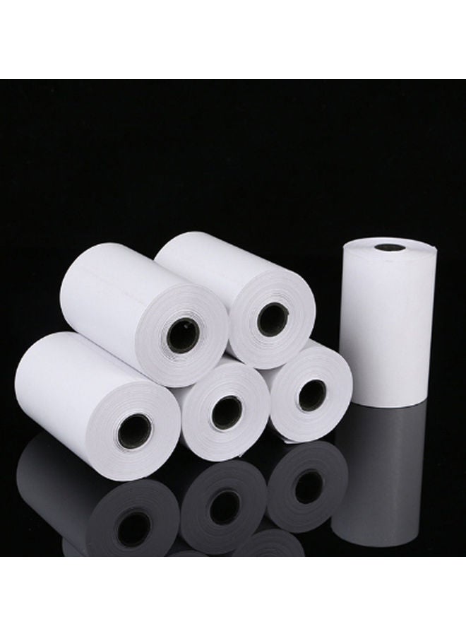 5-Piece Thermal Paper Roll White