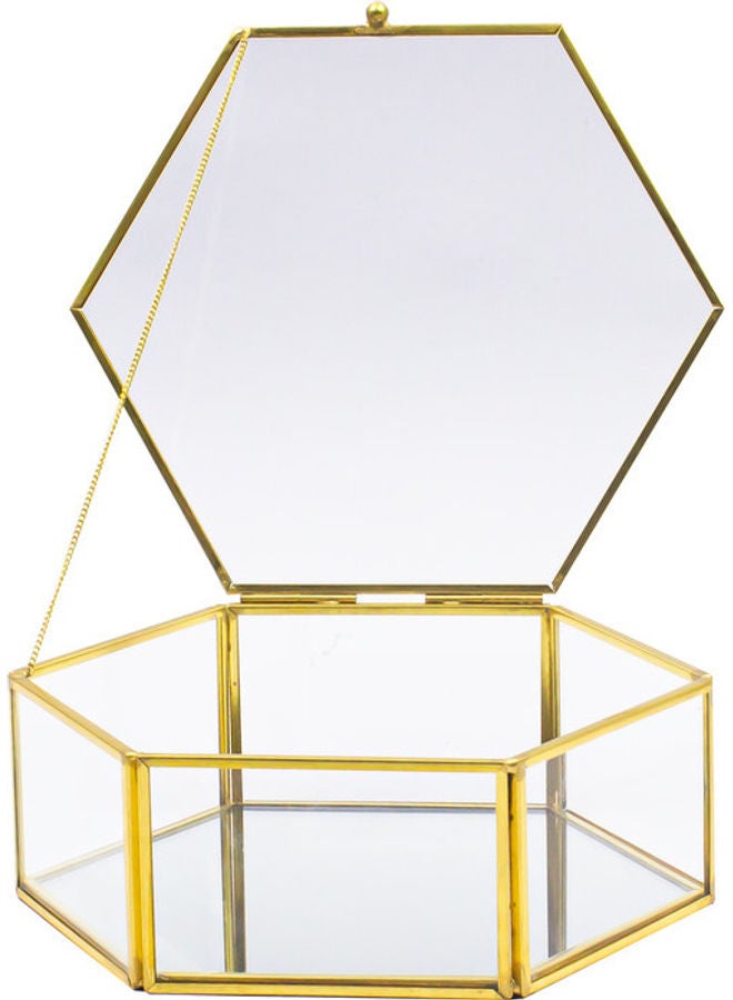 Decorative Box Clear/Gold