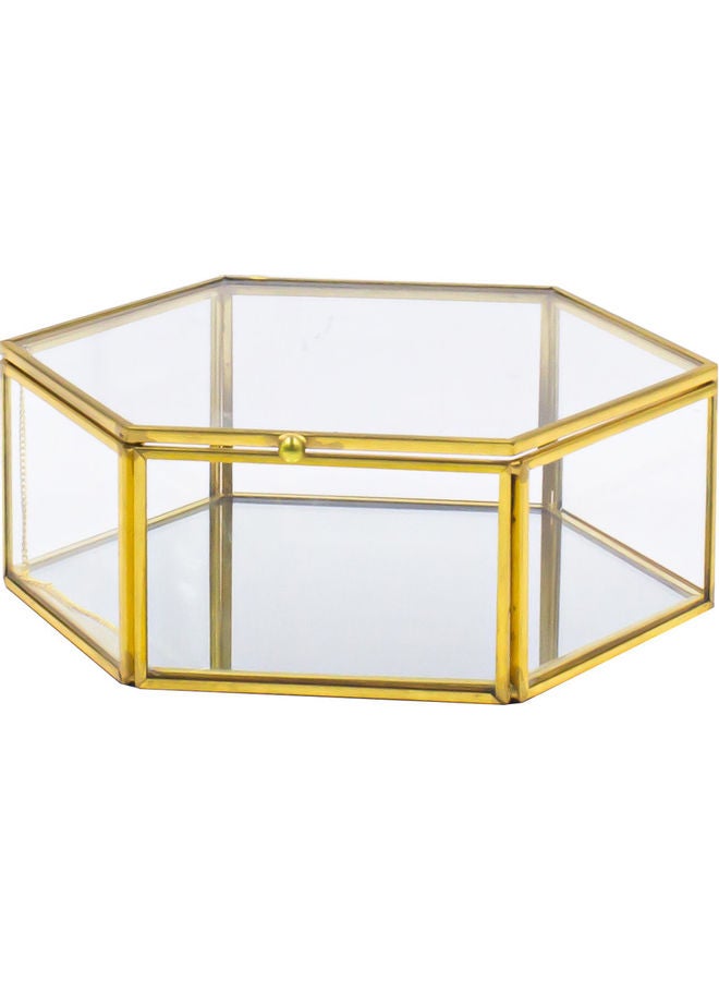 Decorative Box Clear/Gold