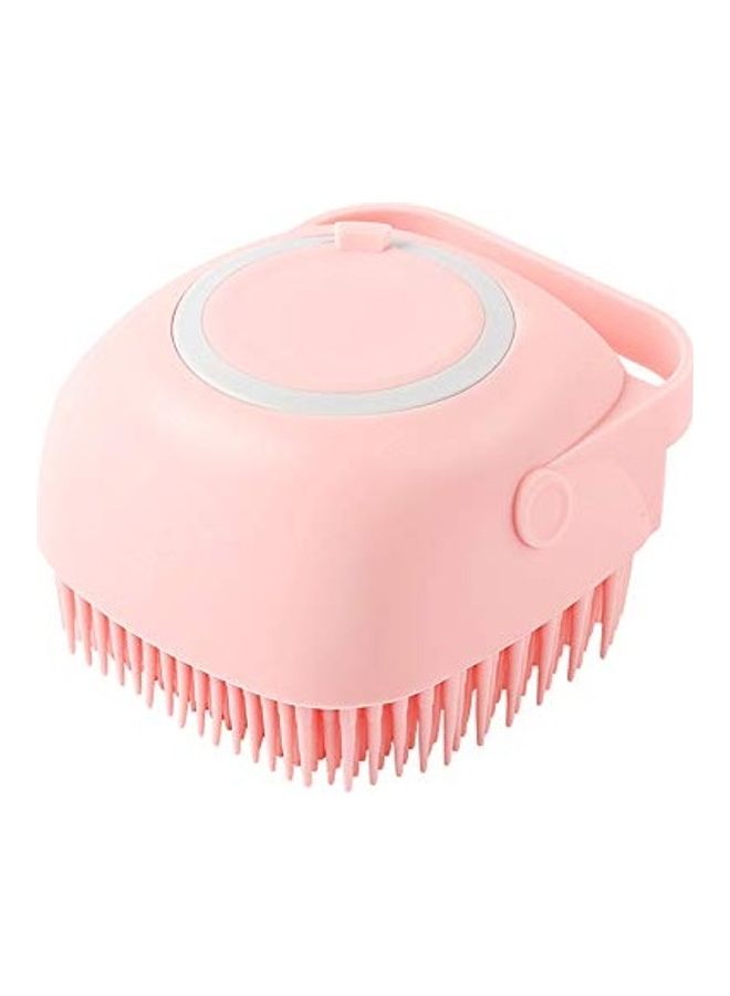 Silicone Bath Brush Pink 84x60x84millimeter