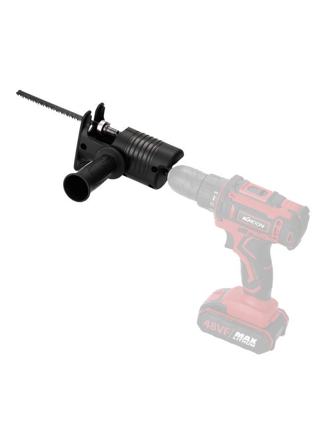Portable Electric Drill Modified Reciprocating Saw Black 0.357kg