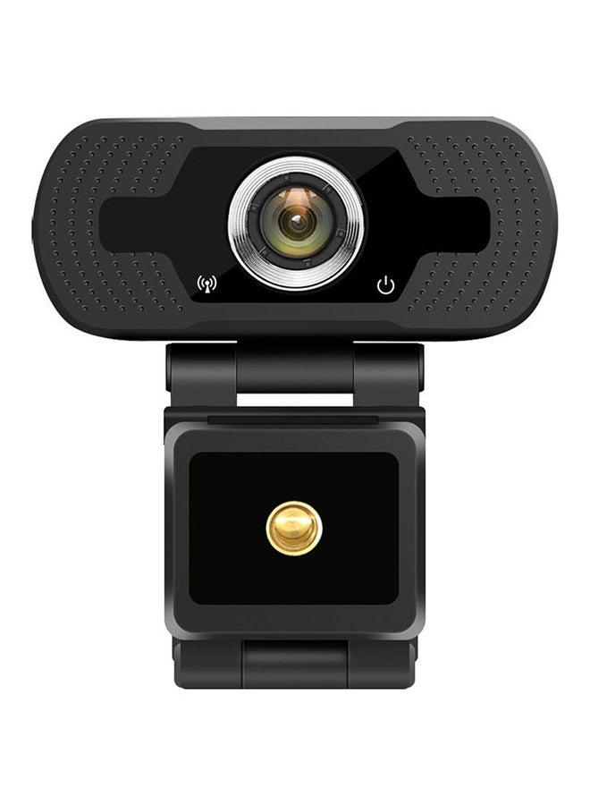 USB Full HD Web Camera with Microphone Black