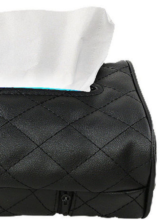 Elegant Car Chair Back Mounted Creative Tissue Holder Leather Case