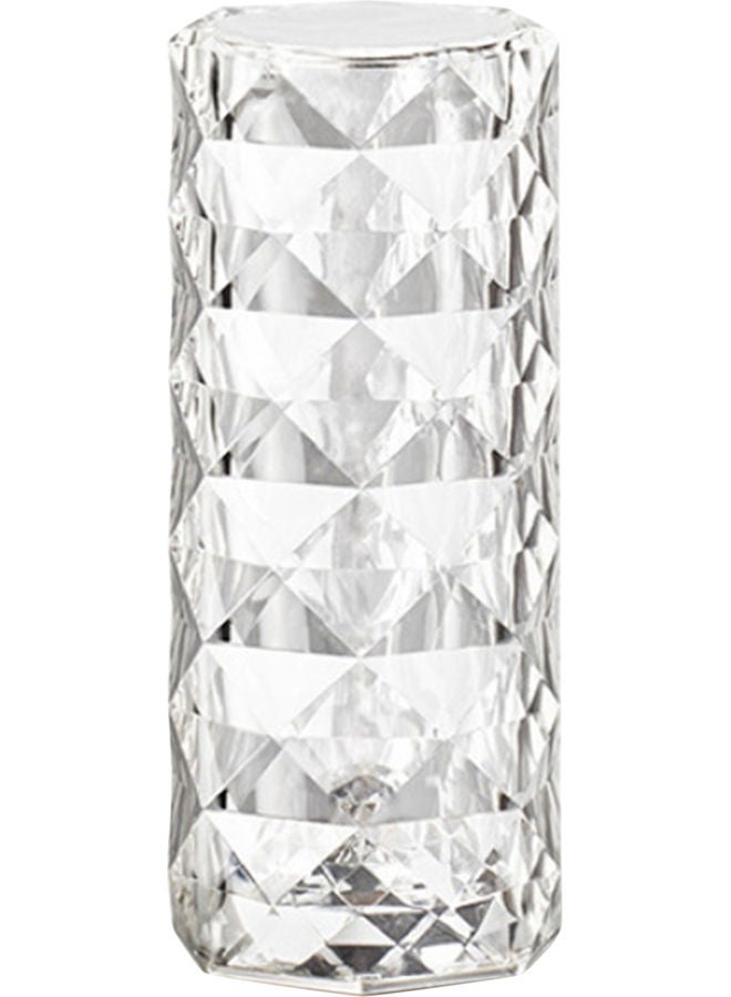 Acrylic Diamond Table Lamp Touching Control 3 Lighting Colours White