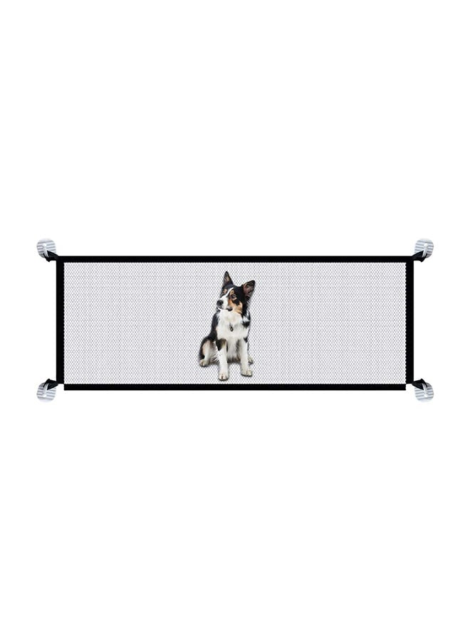 Ultra Durable Mesh Baby Safety Gate With 4 Sticky Wall Hooks for Easy Installation - Size 180x72 cm