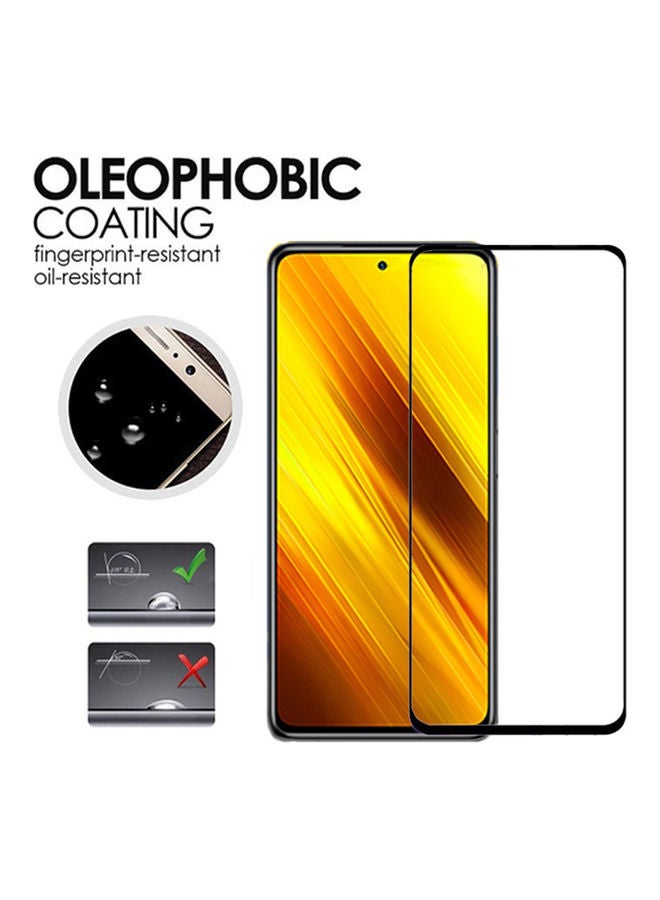 Full Size Tempered Glass Screen Protector For Xiaomi Poco X3 Pro Clear