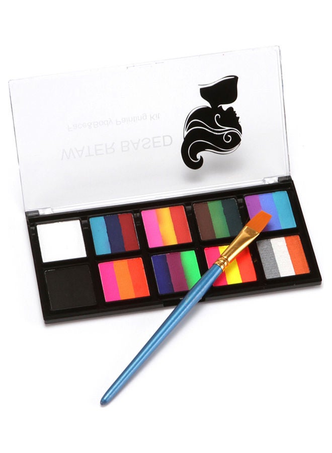 Professional Face And Body Painting Kit Multicolour