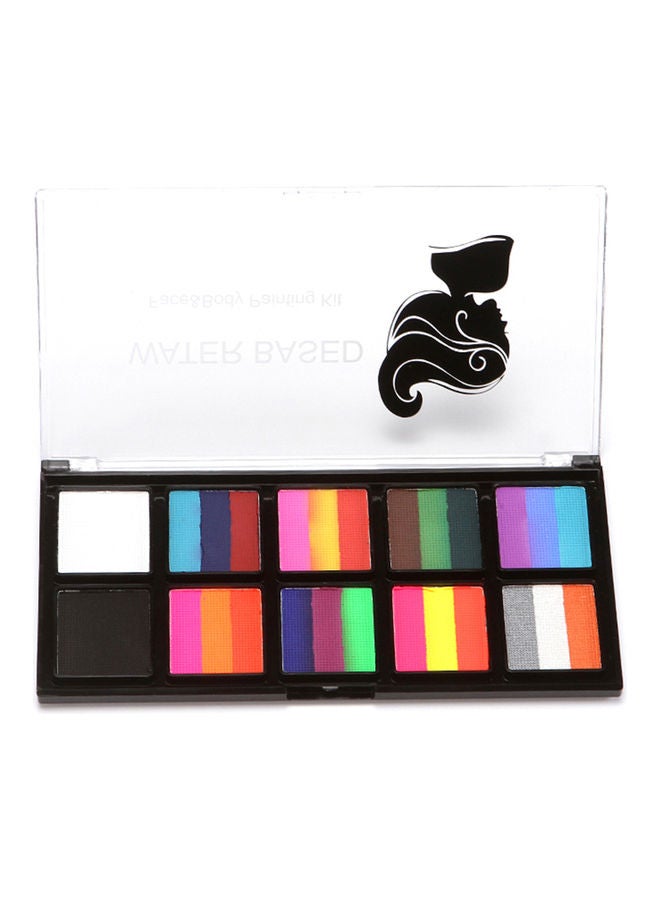 Professional Face And Body Painting Kit Multicolour
