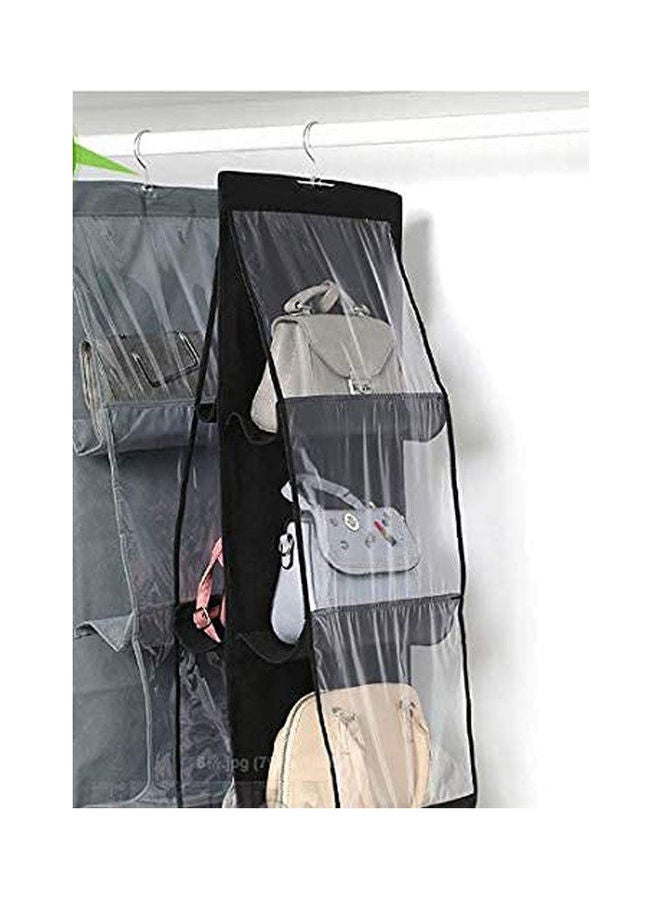 Hanging Purse Organizer For Closet Clear Handbag Organizer For Purses Multicolour