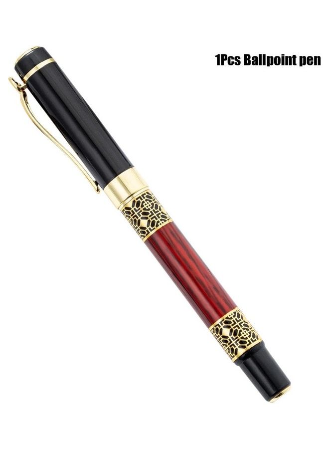 Classic Fountain Pen With Elegant Design Red