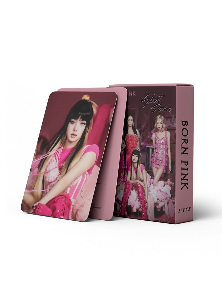 55-Piece Blackpink New Album Born Pink Lomo Card
